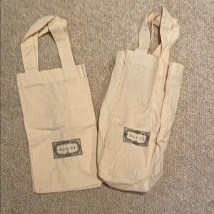 Gucci Cream Shoe Bags